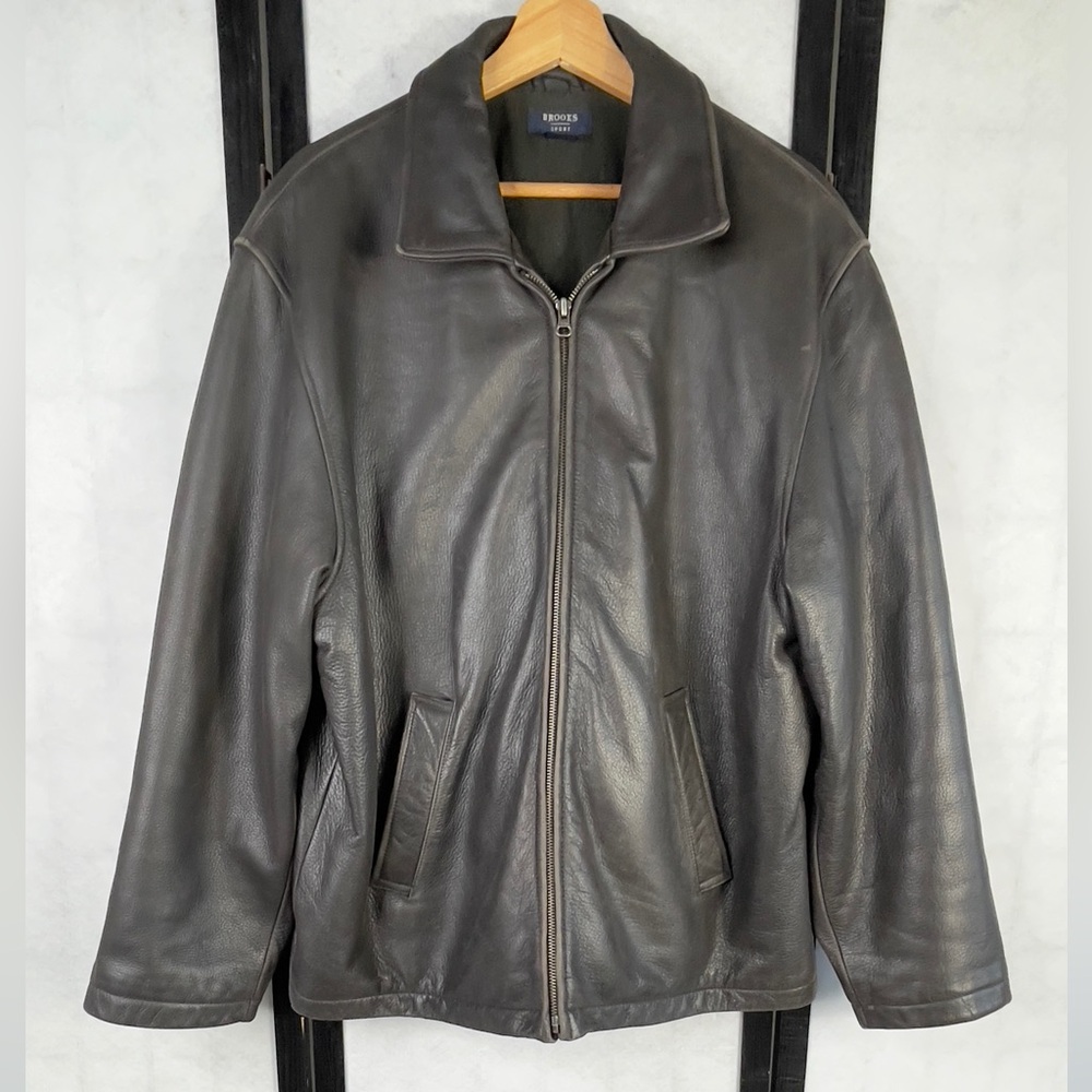 Brooks Brown Lightweight Shirt Jacket with Vintage Appeal